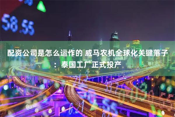 配资公司是怎么运作的 威马农机全球化关键落子：泰国工厂正式投产